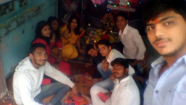 Students with the Secretaory of FACES Sunita Bharti photo2